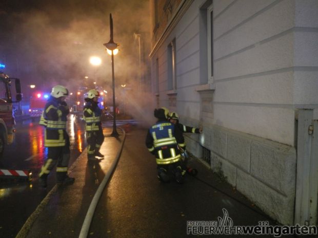 Kellerbrand Weinbrand Feuerwehr