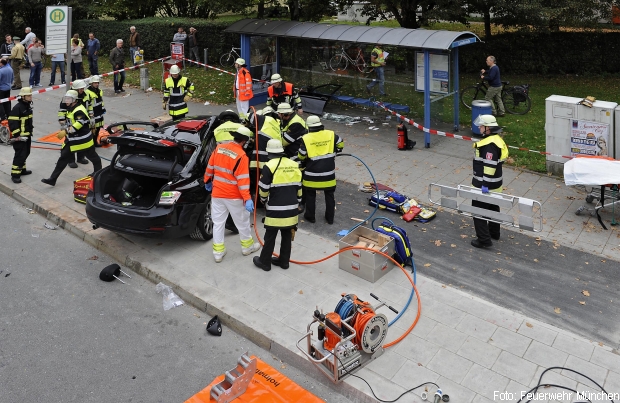 Dach entfernen Verkehrsunfall