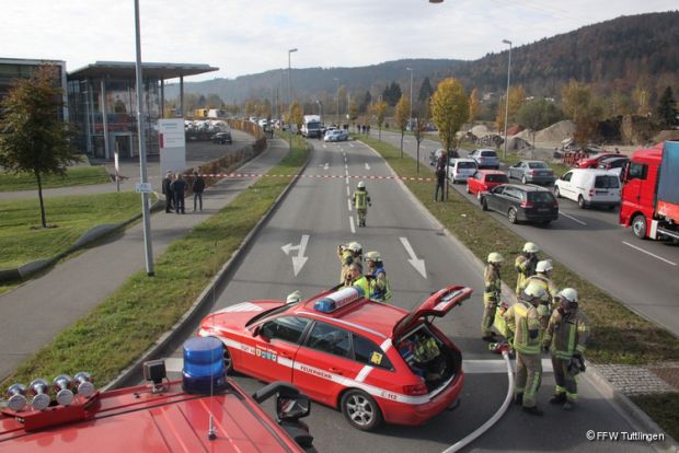 Hochspannung Flugunfall Tuttlingen