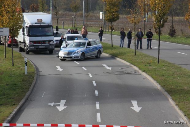 Hochspannung Flugunfall Tuttlingen