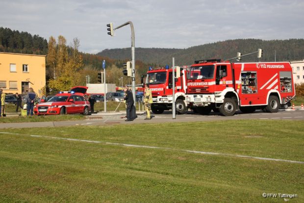 Hochspannung Flugunfall Tuttlingen