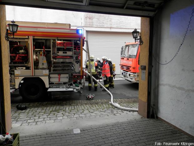 Großbrand Dachstuhl Kitzingen