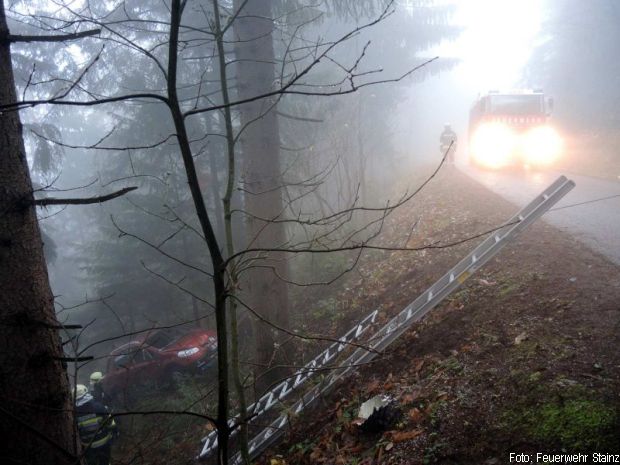 Unfallfahrzeug Hebekissen Mehrzweckzug