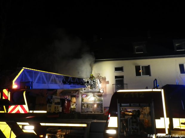 Wohnhausbrand Vollbrand Feuerwehr