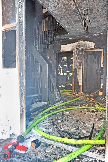 Brand Einfamilienhaus Schaum