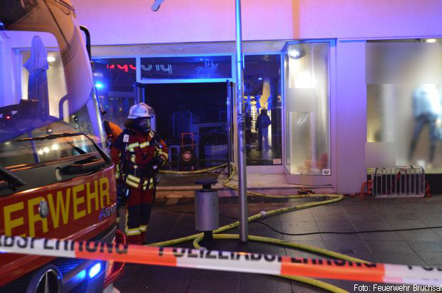 Brand Modegeschäft Schaden