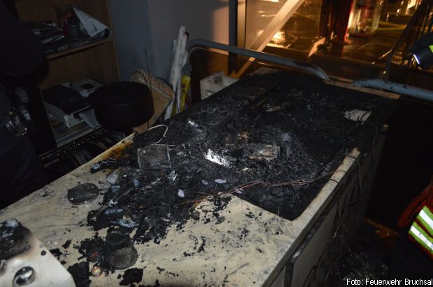 Brand Modegeschäft Schaden
