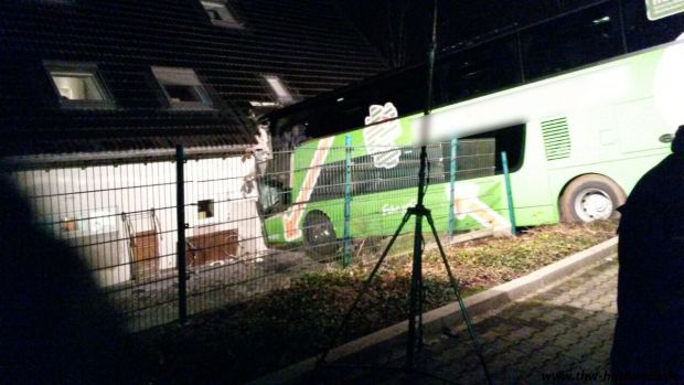 Bus Haus Einsturz