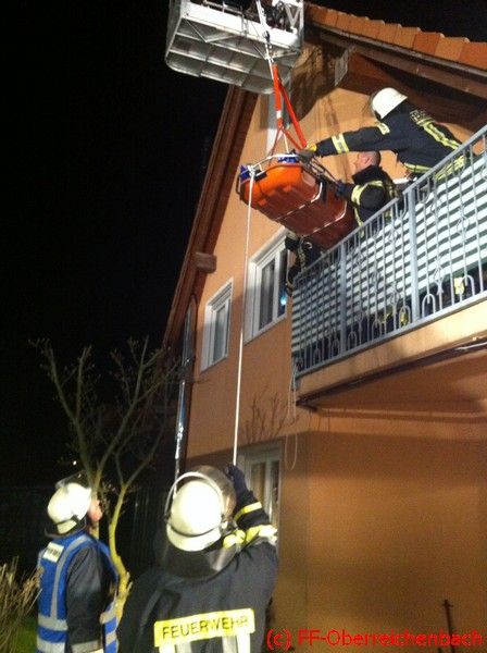 Rettung Drehleiter Schleifkorbtrage