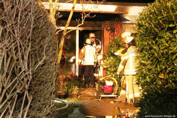 Durchzündung Innenagriff Feuerwehr