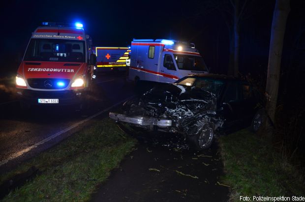 Mehre Eingeklemmte Verkehrsunfall