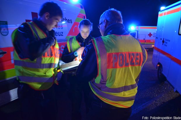 Mehre Eingeklemmte Verkehrsunfall