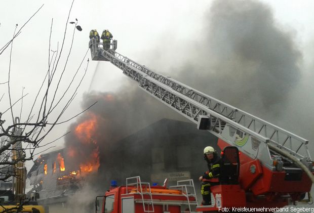 Großbrand Hotel Abriss