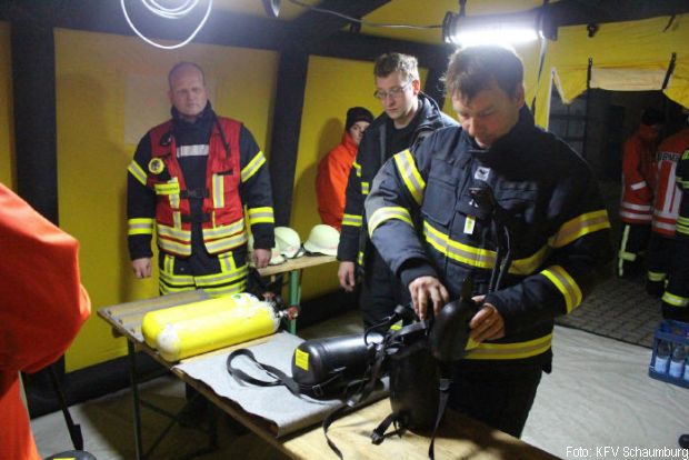 Großbrand Recyclingfirma Schaumburg