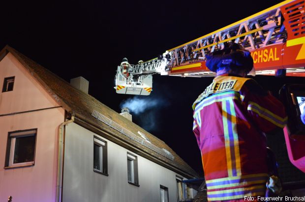 Kaminbrand Glanzruß Feuerwehr