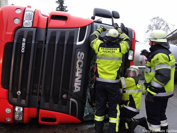 Kunstdünger Feuerwehr Lkw