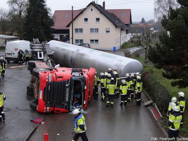 Kunstdünger Feuerwehr Lkw