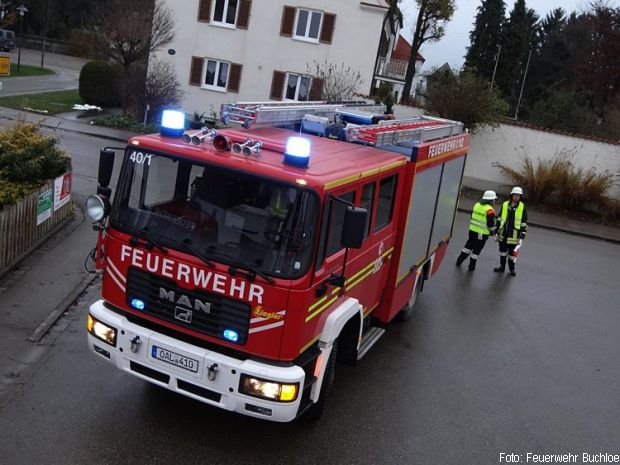 Kunstdünger Feuerwehr Lkw