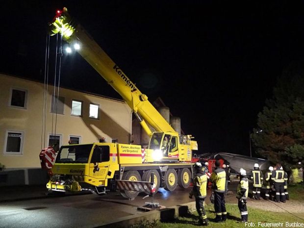 Kunstdünger Feuerwehr Lkw