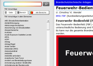 790 Stichwörter bieten eine umfassende Sammlung von Feuerwehrthemen (Foto. ecomed)