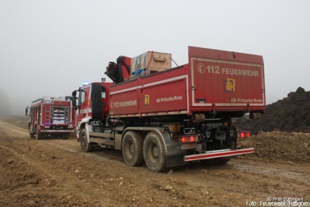 Tiefbauunfall Immendingen