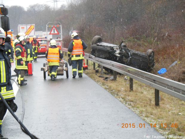 Unfall Auto Autobahn