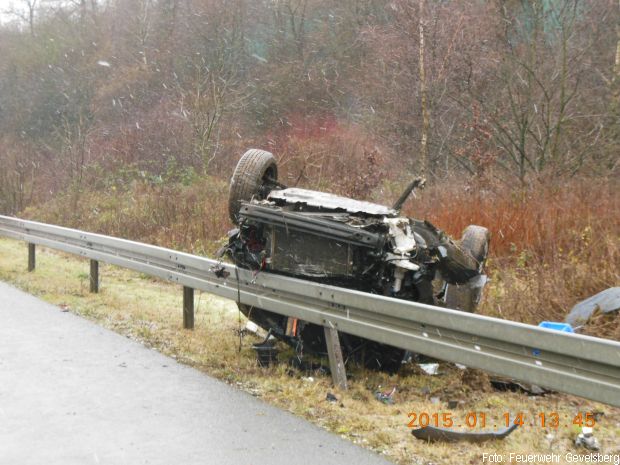 Unfall Auto Autobahn