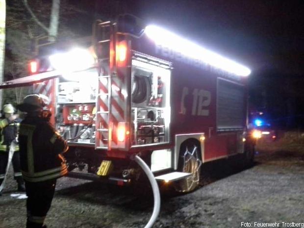 Großbrand Einfamilienhaus Trostberg