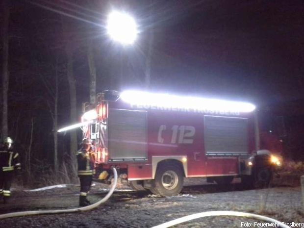 Großbrand Einfamilienhaus Trostberg
