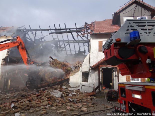 Brand landwirtschaftliches Anwesen