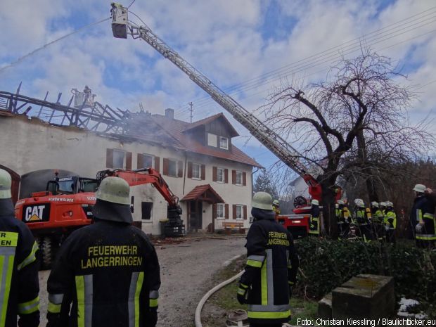 Brand landwirtschaftliches Anwesen