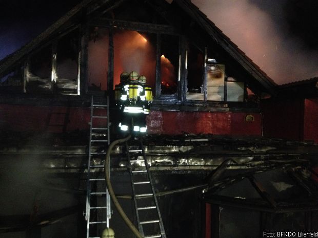 Rauchgasdurchzündung Innenangriff Feuerwehr