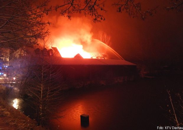 Großbrand Schreinerei Taxa