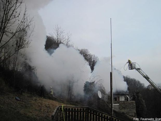 Explosionen Brand Einfamilienhaus