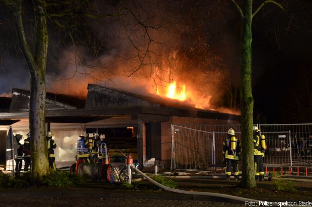 Großbrand Gärtnerei Buxtehude
