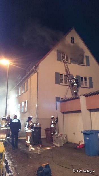 Kellerbrand Tuttlingen Feuerwehr