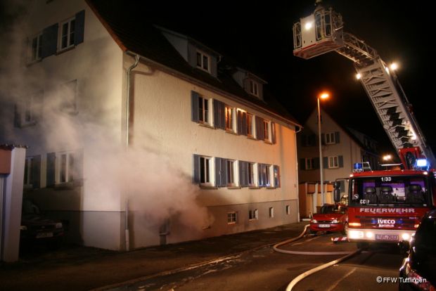 Kellerbrand Tuttlingen Feuerwehr