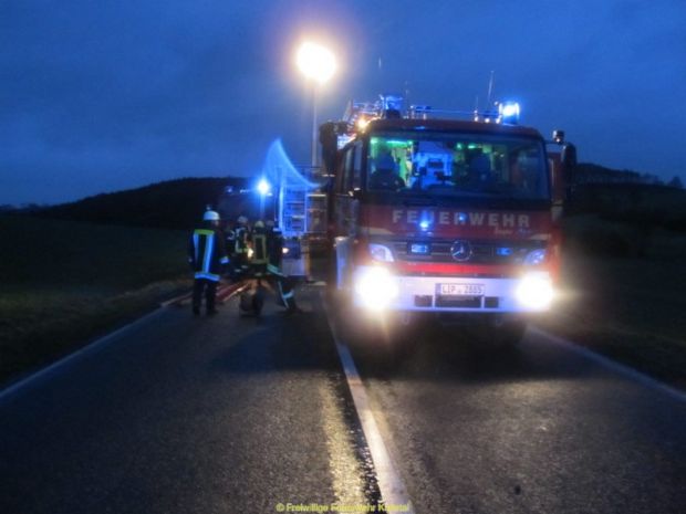 Auto Dach Feuerwehr