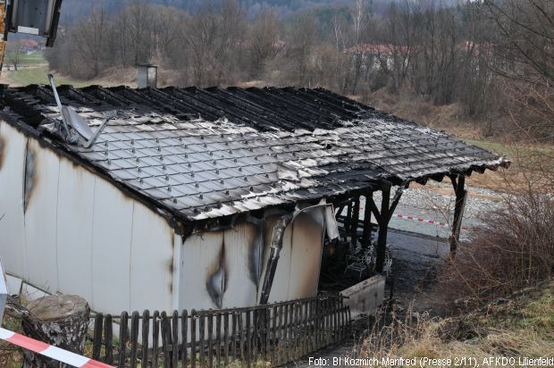 Brand Gaststätte Holzbau