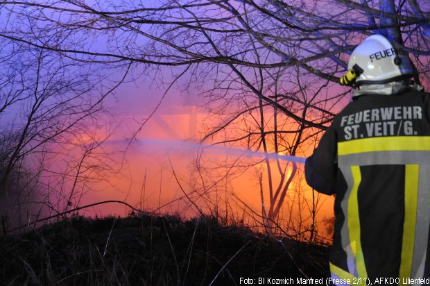 Brand Gaststätte Holzbau