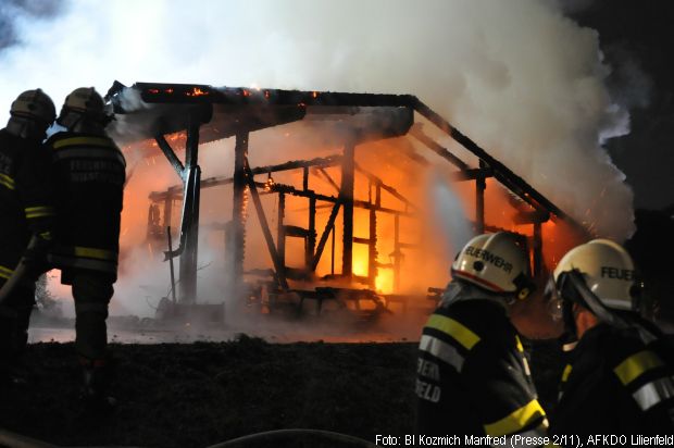 Brand Gaststätte Holzbau