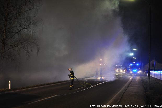 Brand Gaststätte Holzbau