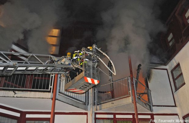 Zangenangriff Feuerwehr München
