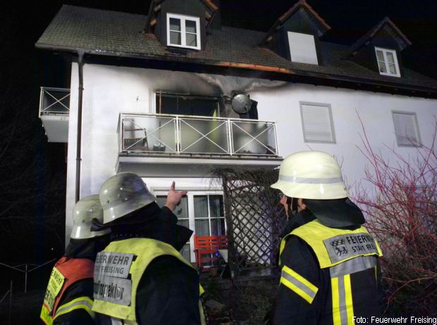 Brand Balkon Freising