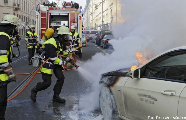 Autobrand München Innenstadt