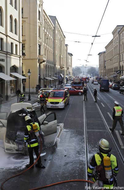 Autobrand München Innenstadt