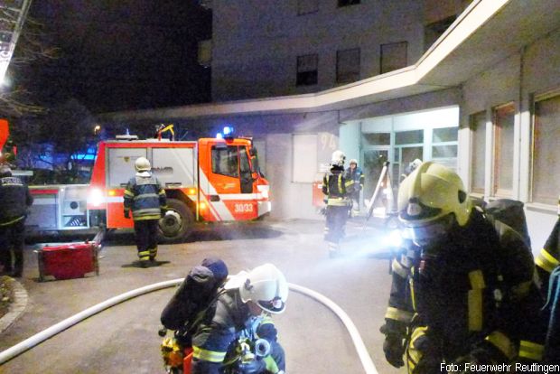 Feuer Tiefgarage Reutlingen