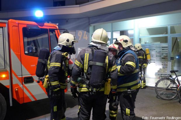 Feuer Tiefgarage Reutlingen