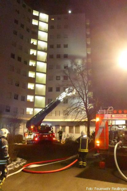 Feuer Tiefgarage Reutlingen