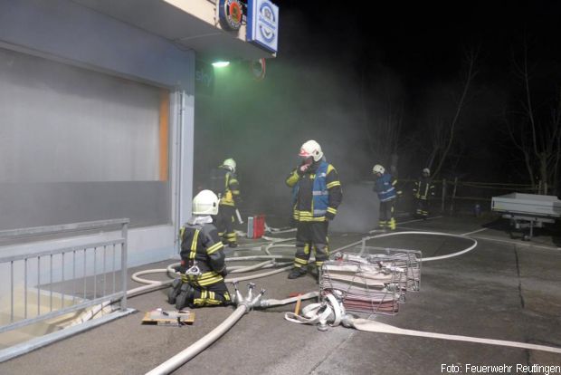 Feuer Tiefgarage Reutlingen